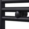 Black Towel Rail Radiator 500x764mm - Stylish & Functional