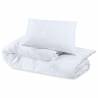 Duvet Cover Set White 200x220 cm | Soft Cotton Bedding