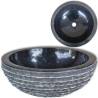 Basin Marble 40 cm Black - Stylish Bathroom Accessory