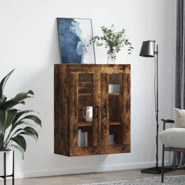 Wall Mounted Cabinet Smoked Oak - Stylish Storage Solution