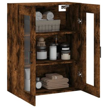 Wall Mounted Cabinet Smoked Oak - Stylish Storage Solution