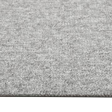 Carpet Floor Tiles 20 pcs 5 m² Light Grey - Durable & Stylish