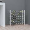 Wine Rack for 36 Bottles White Metal Colour white Quantity in Package 1 Number of 36 Number of Bottles 