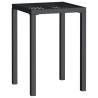 Stylish Anthracite Garden Table - 50x50x72 cm Steel