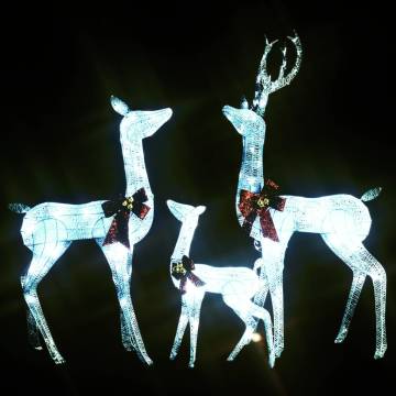 Reindeer Family Christmas Decoration - 201 LED Lights