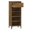 Shoe Rack Smoked Oak 40x36x105 cm - Stylish Storage Solution