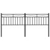 Metal Headboard Black 180 cm | Stylish & Sturdy Design