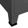 Industrial TV Cabinet Anthracite - Sturdy Metal Design