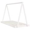 Kids Bed Frame White 90x200 cm Solid Pine - Hipomarket