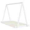 Kids Bed Frame White 90x200 cm Solid Pine - Hipomarket