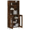 Highboard Smoked Oak - Stylish and Durable Storage | Hipomarket