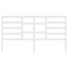 Stylish White Bed Headboard - Solid Pine (186x4x104 cm)