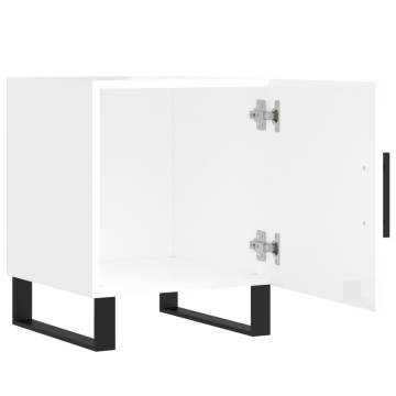 High Gloss White Bedside Cabinets - Stylish & Practical | Hipo Market