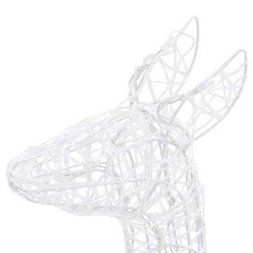 Acrylic Reindeer Family Christmas Decoration – 160 LED Lights