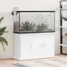 High Gloss White Aquarium Stand - 101x41x58 cm | HipoMarket