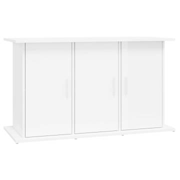 High Gloss White Aquarium Stand - 101x41x58 cm | HipoMarket