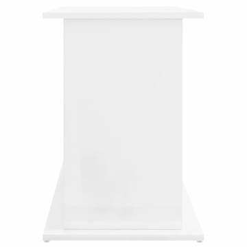 High Gloss White Aquarium Stand - 101x41x58 cm | HipoMarket