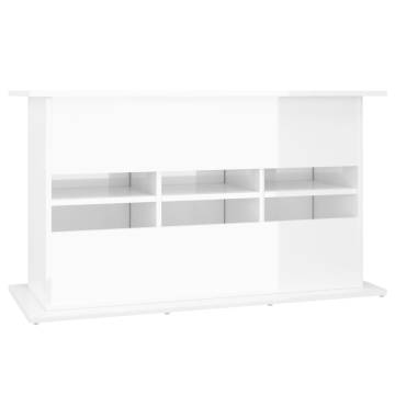 High Gloss White Aquarium Stand - 101x41x58 cm | HipoMarket