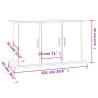 High Gloss White Aquarium Stand - 101x41x58 cm | HipoMarket