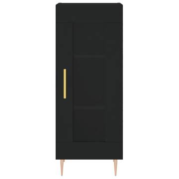 Classic Black Sideboard - 34.5x34x90 cm | HipoMarket