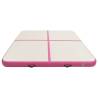 Inflatable Gymnastics Mat with Pump - 200x200x20 cm Pink