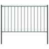 Fence Panel with Posts Powder-coated Steel 1.7x0.75 m Anthracite Colour anthracite Size 1.7 x 0.75 m Quantity in Package 1 