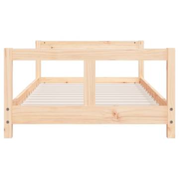 Kids Bed Frame 80x160 cm - Solid Pine Wood Design