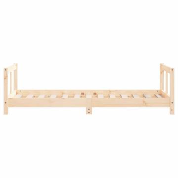 Kids Bed Frame 80x160 cm - Solid Pine Wood Design