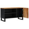 Stylish TV Cabinet 80x33x46 cm - Solid Acacia & Engineered Wood