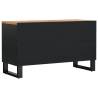 Stylish TV Cabinet 80x33x46 cm - Solid Acacia & Engineered Wood