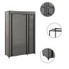 Folding Wardrobe Grey 110x45x175 cm - Space Saving Solution