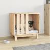 Dog House 60x45x57 cm Solid Wood Pine Colour natural Size 60 x 45 x 57 cm 