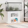 High Gloss White Aquarium Stand - 80x35x60 cm | Hipo Market