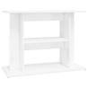 High Gloss White Aquarium Stand - 80x35x60 cm | Hipo Market