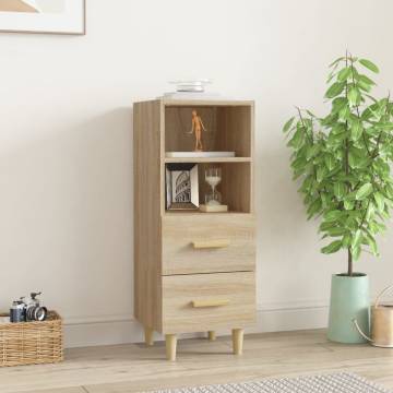 Stylish Sonoma Oak Sideboard - 34.5x34x90 cm | HipoMarket