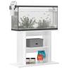 High Gloss White Aquarium Stand - 80x35x60 cm | Hipo Market