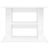 High Gloss White Aquarium Stand - 80x35x60 cm | Hipo Market