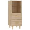 Stylish Sonoma Oak Sideboard - 34.5x34x90 cm | HipoMarket