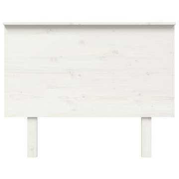 Stylish White Bed Headboard - Solid Pine | Hipomarket