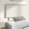 Stylish White Bed Headboard - Solid Pine | Hipomarket