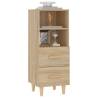 Stylish Sonoma Oak Sideboard - 34.5x34x90 cm | HipoMarket