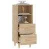 Stylish Sonoma Oak Sideboard - 34.5x34x90 cm | HipoMarket