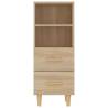 Stylish Sonoma Oak Sideboard - 34.5x34x90 cm | HipoMarket