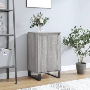 Sideboard Grey Sonoma 40x35x70 cm | Stylish Storage Solution