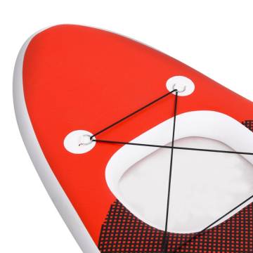 Inflatable Stand Up Paddle Board Set Red - 330x76x10 cm