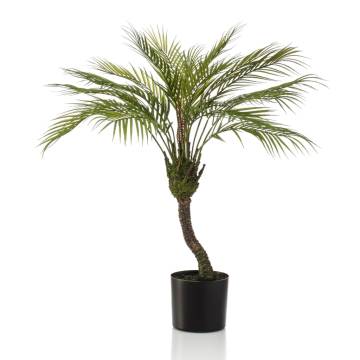 Emerald Artificial Chamaedorea Palm 85 cm in Pot - Eco-Friendly Decor