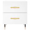 Stylish White Bedside Cabinet - 40x35x47.5 cm | HipoMarket