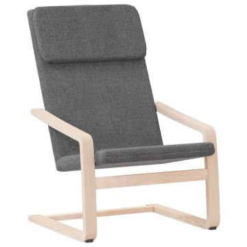 Comfy Dark Grey Relaxing Chair - Complete Resting Solution