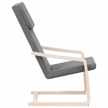 Comfy Dark Grey Relaxing Chair - Complete Resting Solution