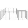 Buy Dog Kennel Silver 19.36 m² Steel - Outdoor Play Paradise